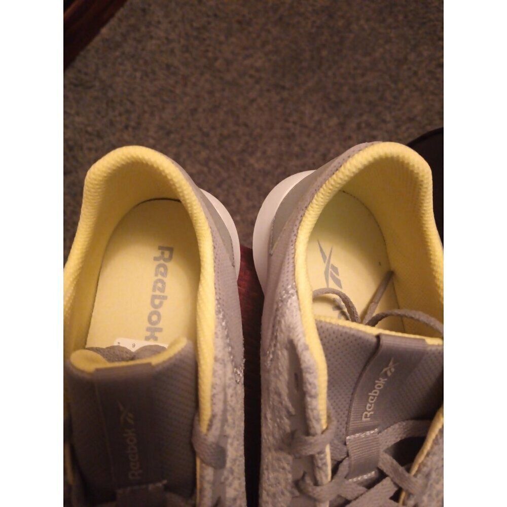 REEBOK Ardara 2.0 Sneakers Size 6 Running Walking NEW Gray Yellow - Picture 8 of 10